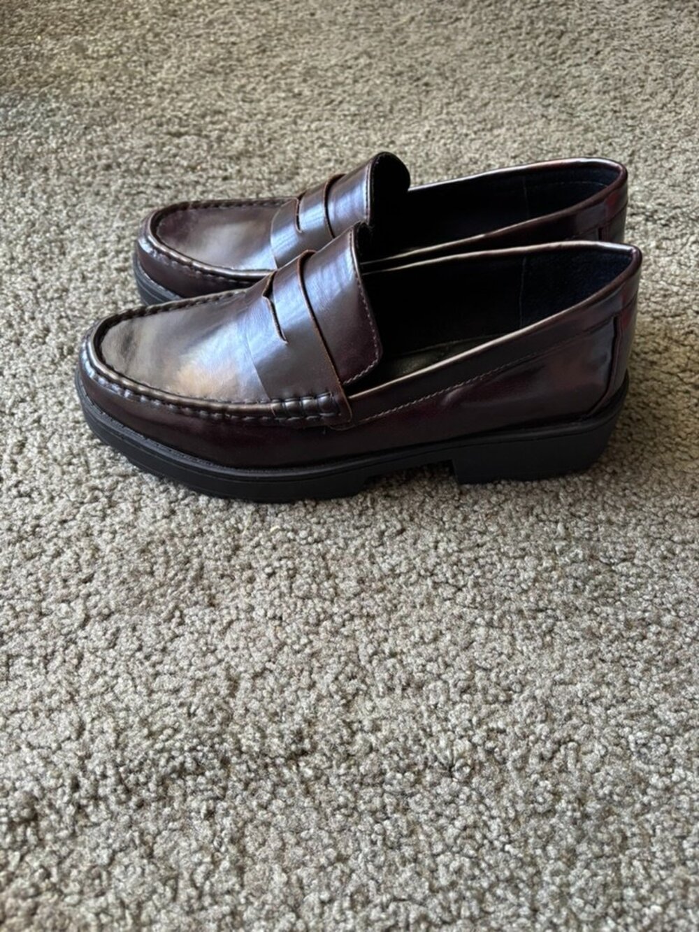 boc Women's Dark Brown Patent Leather Moccasins - Picture 6 of 13